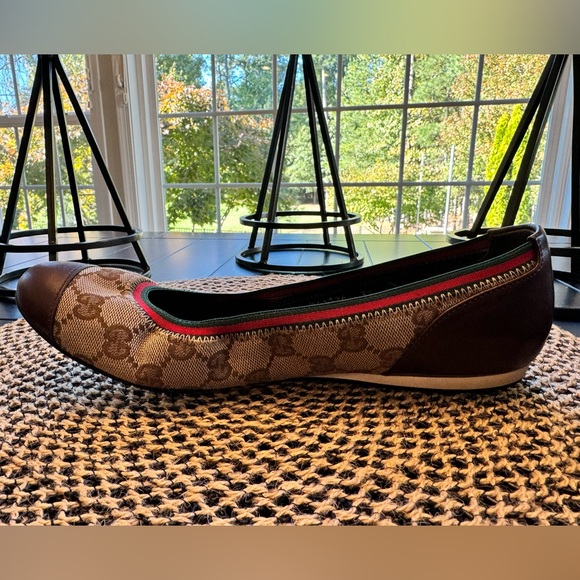 Gucci GG Elastic Monogram Flat EU 39 - Picture 12 of 15
